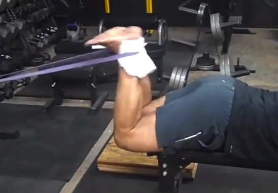 seated hamstring curls with theraband