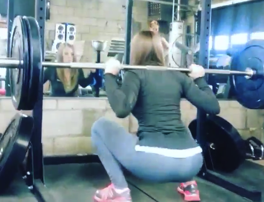 The stronger my client Ciji gets at squats, the better she looks.