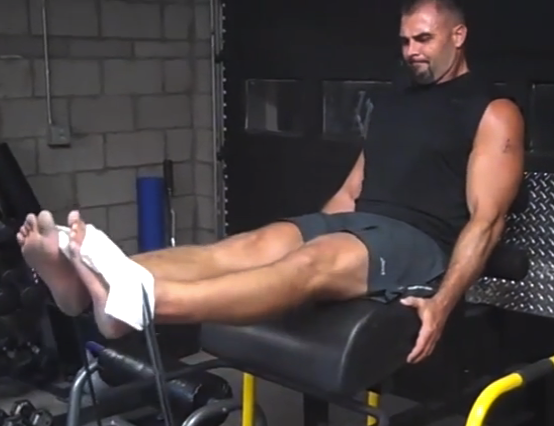 Resistance Band Leg Extensions and Leg Curls