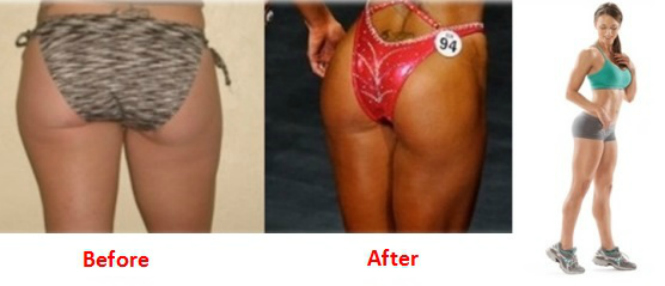 lunges results before and after