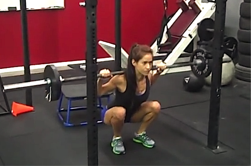 wide stance barbell squat