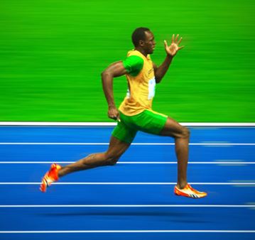 Usain Bolt Sprinting Form