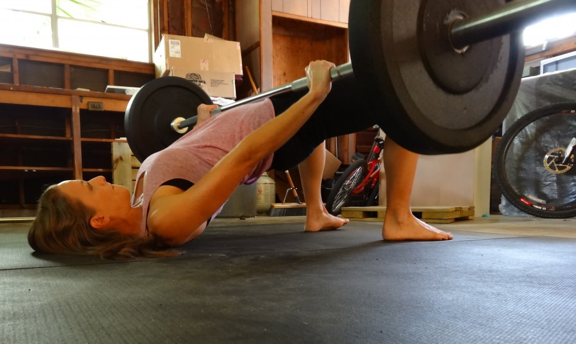 This is a barbell glute bridge. It has the same apt to ppt motion as a barbell hip thrust, but it has a smaller range of motion. Also, you are hinging from the floor instead of a bench/risers. Now hopefully you can see how it got hard to keep 325 lbs from rolling back on me (as you’ll read later)