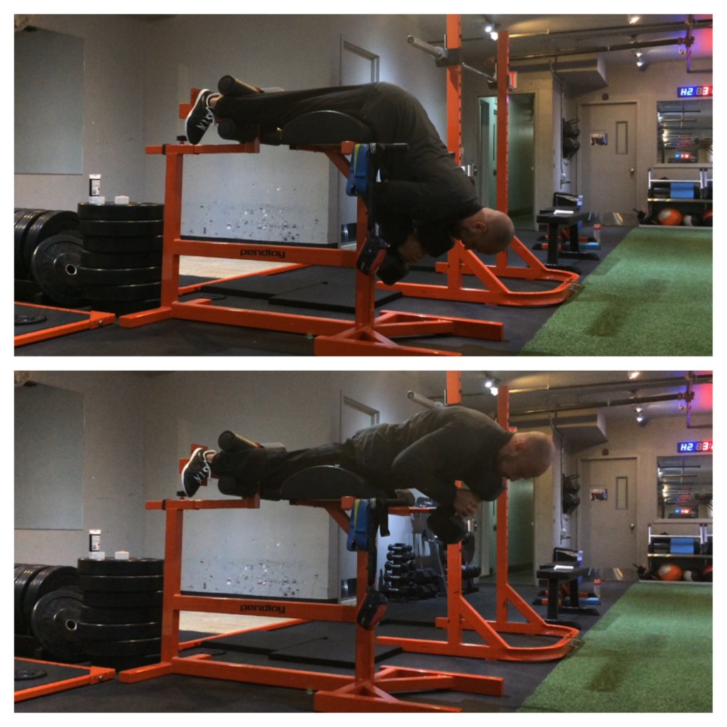 Press-up back extensions