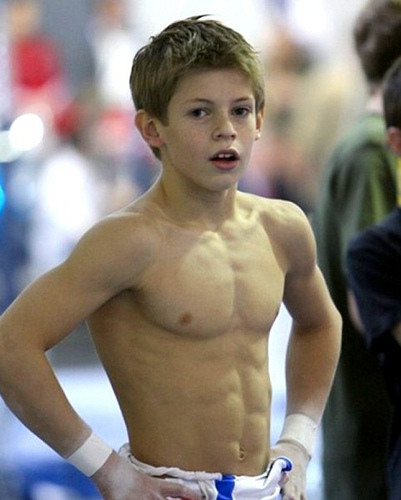 muscular kid