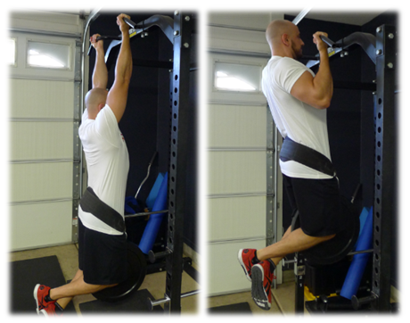 weighted chin ups